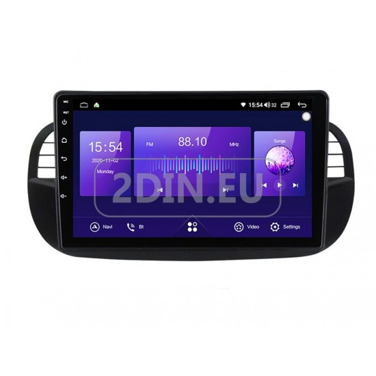 FIAT 500 - 9" МУЛТИМЕДИЯ / Навигация android 16 черна FIAT 500 - 9" МУЛТИМЕДИЯ / Навигация android 16 черна